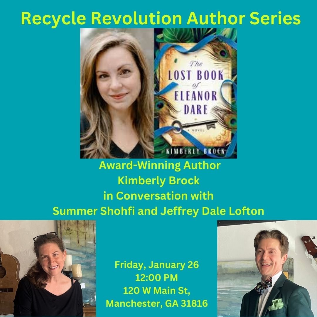 Join award-winning author Kimberly Brock, Summer Shohfi, and Jeffrey Dale Lofton as they discuss The Lost Book of Eleanor Dare! Manchester Georgia